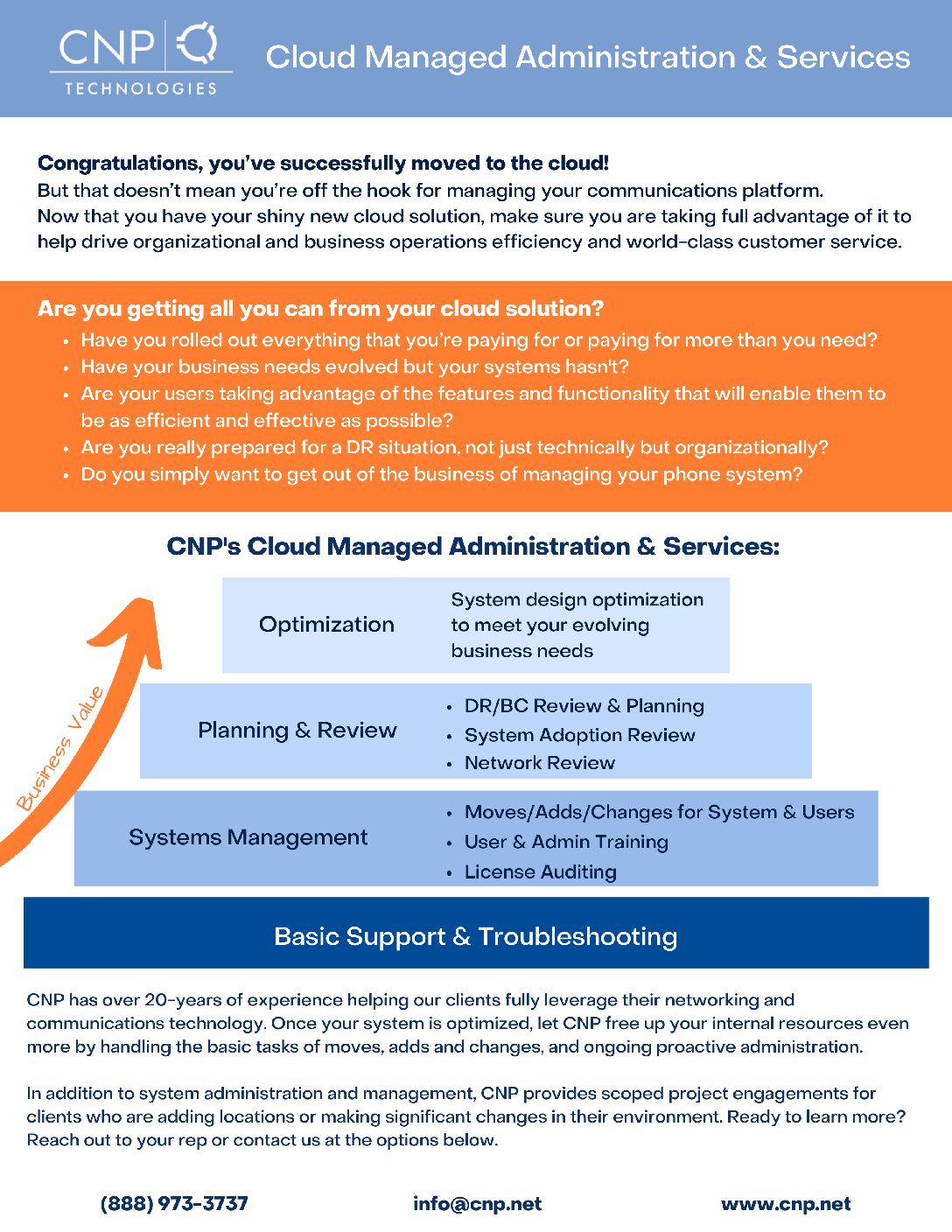 CNP Cloud Managed Admin Sheet